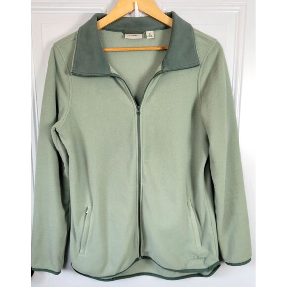 L.L. Bean Women's Feather Fleece Full-Zip Jacket Size M - Picture 1 of 10